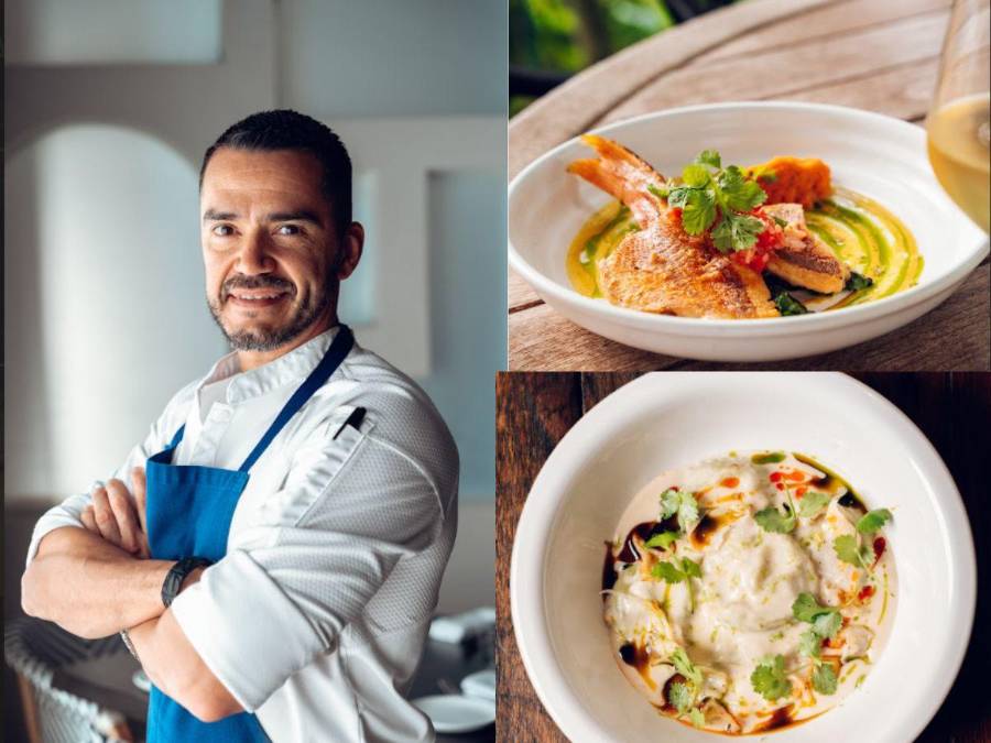 Un chef Michelín en Roatán: Guido Ojeda es el chef ejecutivo del Kimpton Grand Roatán by IHG, inaugurado hace dos años, con cinco conceptos gastronómicos: su restaurante insignia Alera, el restaurante de playa Sea Cat, Vos Café y Bar, The DropOff y Green Flash, la última incorporación de restaurantes de lujo al resort.