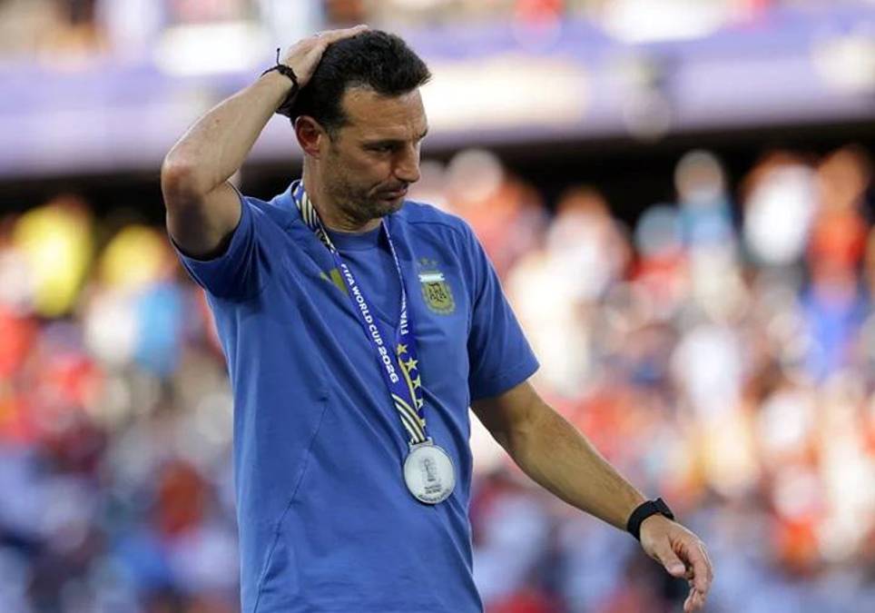 Scaloni pone en duda su continuidad con Argentina tras la derrota en la final del Mundial ante España. EFE/EPA/Christopher Neundorf