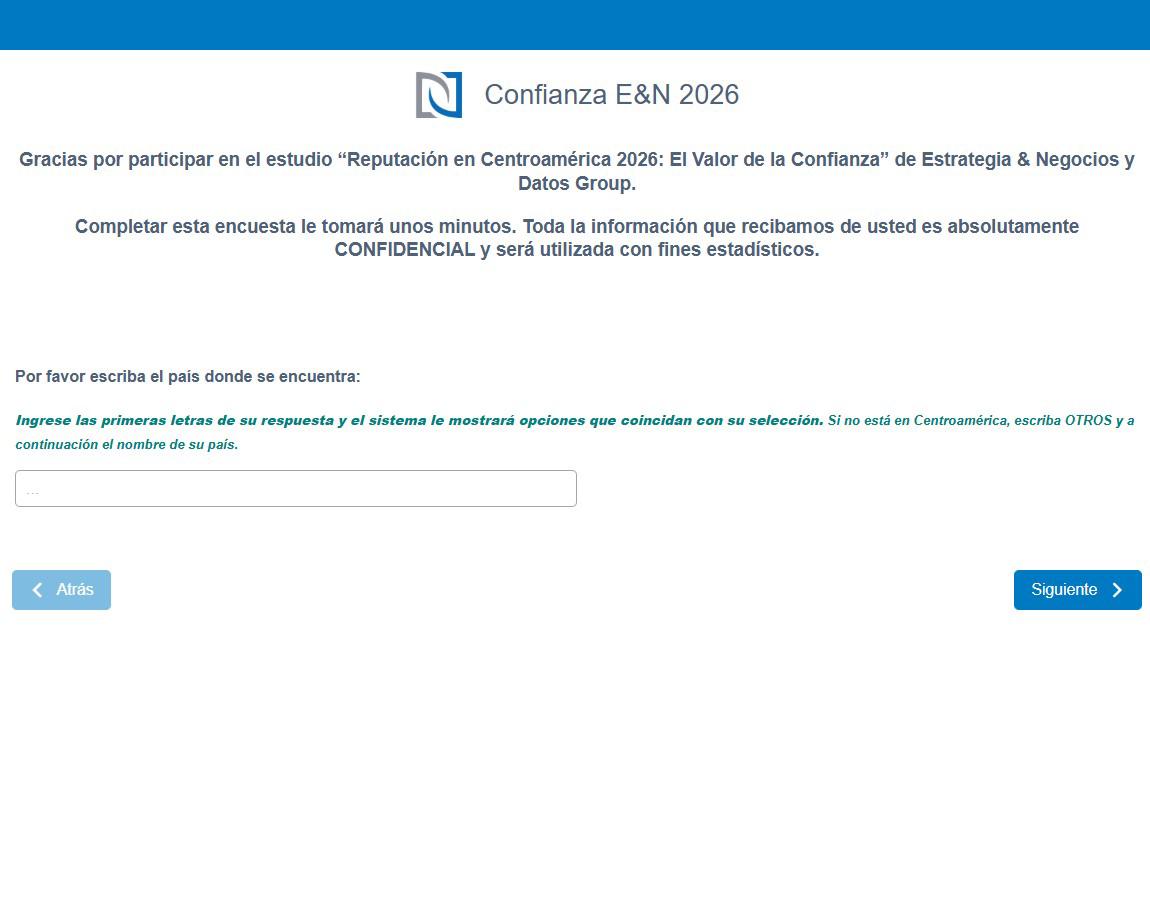<i>Primero seleccione el país del cual nos visita.</i>