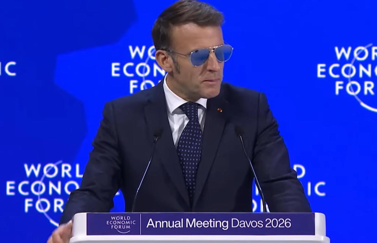 <i>Macron instó a la UE a activar su “bazuca comercial” frente a amenazas de Trump (Foto: WEF)</i>