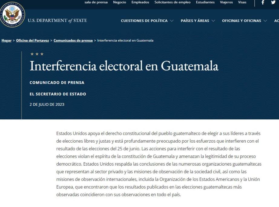 Guatemala: democracia amenazada. Exigen respeto a resultados electorales Guatemala: democracia amenazada. Exigen respeto a resultados electorales