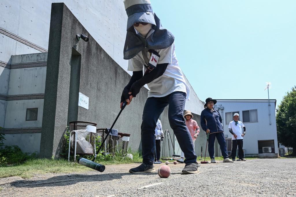 Gateball: el juego favorito de los ancianos japoneses, pese al calor