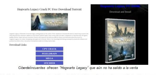 Nuevo videojuego de Harry Potter ‘Hogwarts Legacy’ es usado para estafas Nuevo videojuego de Harry Potter ‘Hogwarts Legacy’ es usado para estafas