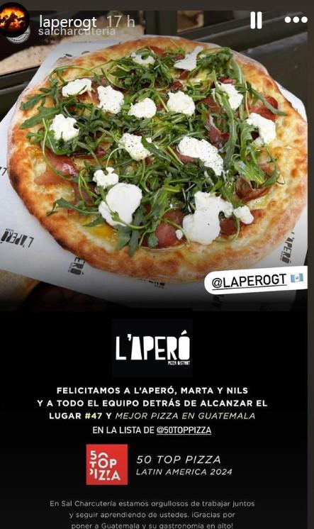 Pizzas de El Salvador, Costa Rica y Guatemala entre las mejores 50 de Latinoamérica Pizzas de El Salvador, Costa Rica y Guatemala entre las mejores 50 de Latinoamérica