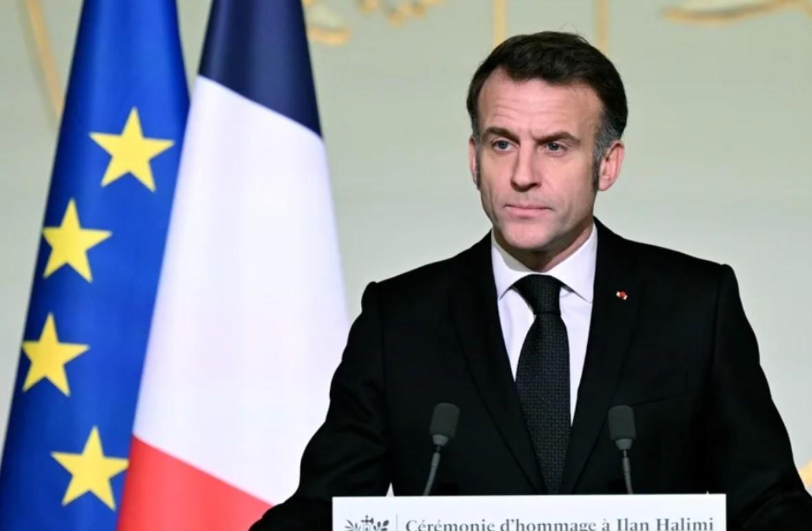 <i>Presidente de Francia, Emmanuel Macron</i>
