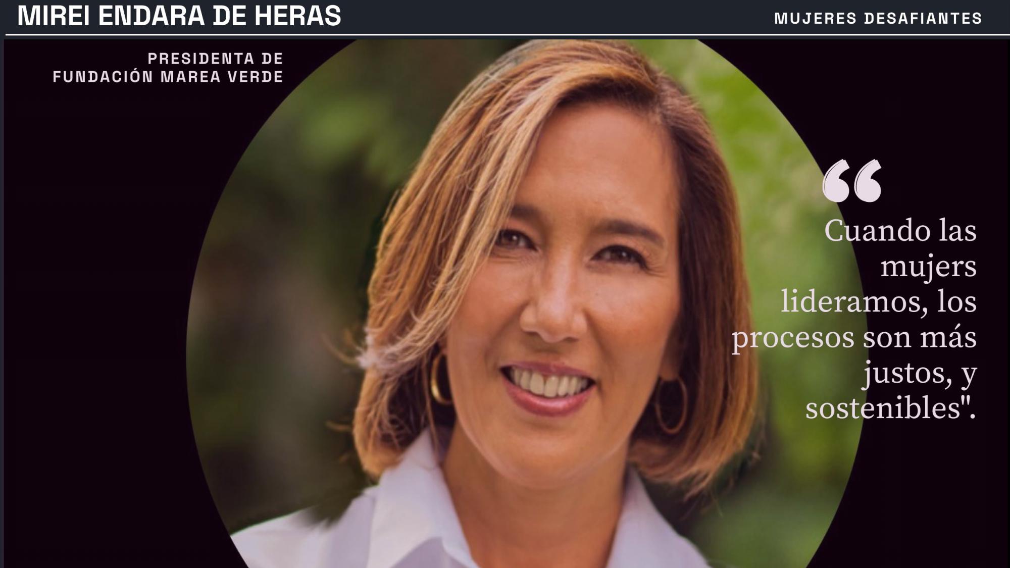 Mirei Endara de Heras: gestora de sostenibilidad y valor social sin excusas