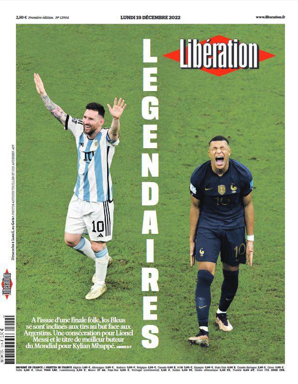 Las portadas de los periódicos destacan el gane de Argentina en Qatar