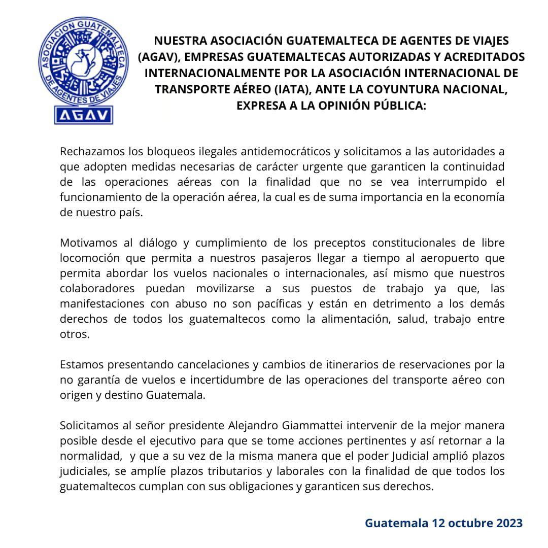 Sector turismo de Guatemala sufre cancelaciones y cambios de itinerarios de reservaciones Sector turismo de Guatemala sufre cancelaciones y cambios de itinerarios de reservaciones