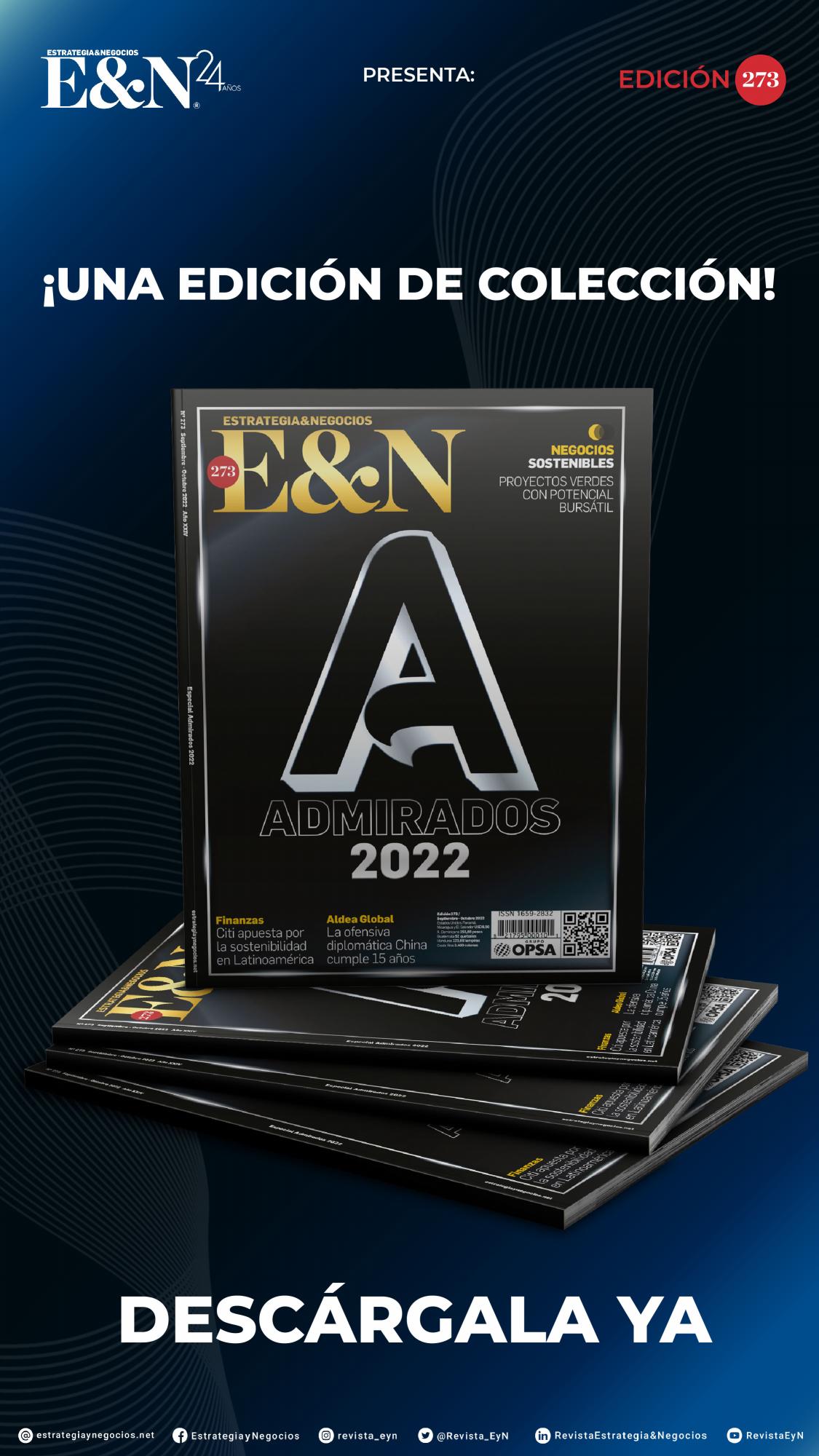 Admirados 2022: Los líderes que forjan el camino de Centroamérica Admirados 2022: Los líderes que forjan el camino de Centroamérica