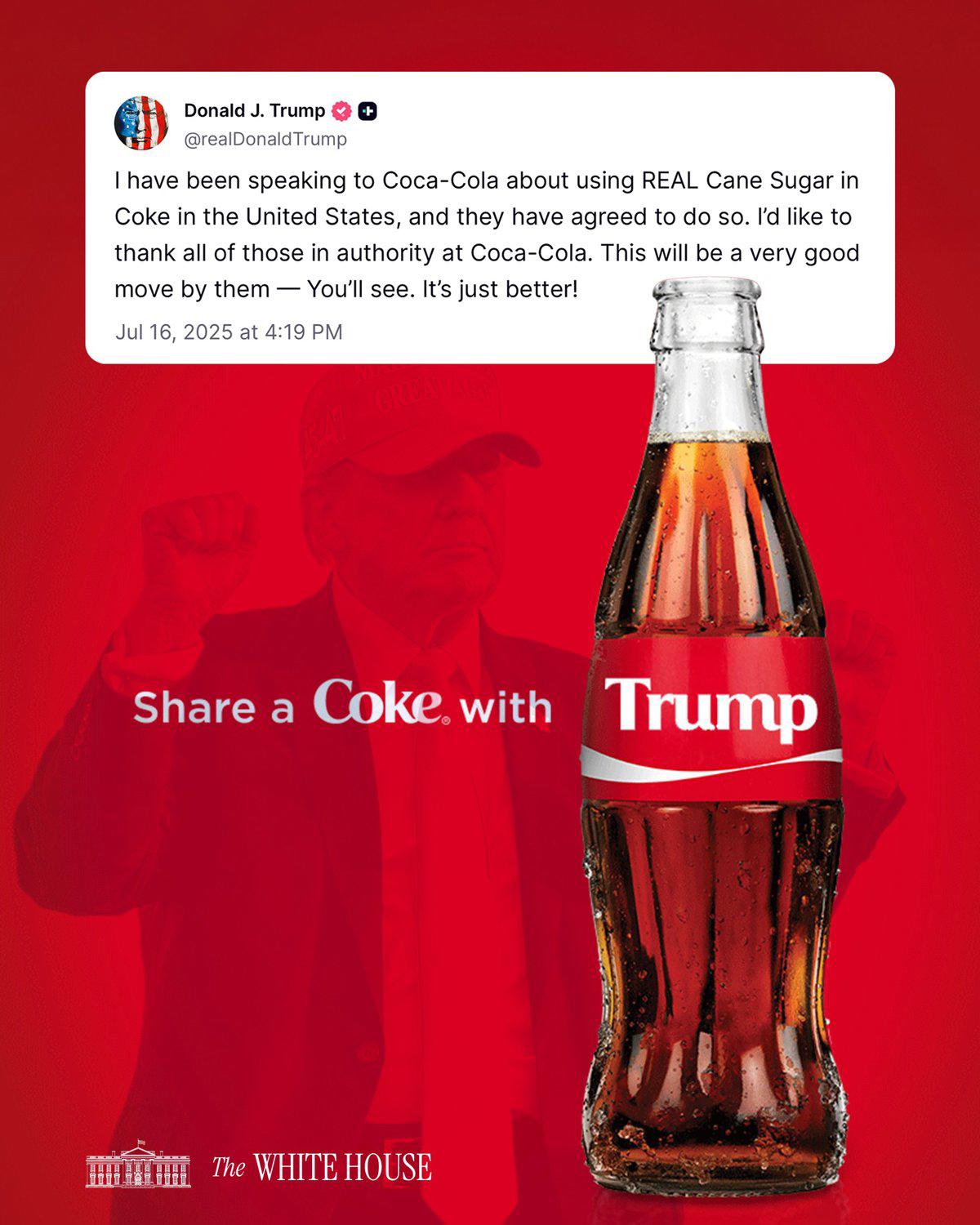 ¿Sabrá igual la Coca-Cola en EEUU? La compañía acepta usar azúcar de caña real en sus productos en el país