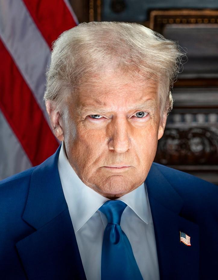 <i>Fotografía proporcionada por el equipo de transición de Trump Vance que muestra el retrato oficial del presidente electo de Estados Unidos, Donald Trump, EE. UU., 15 de enero de 2025 (publicada el 16 de enero de 2025). EFE/EPA/EQUIPO DE TRANSICIÓN DE TRUMP VANCE.</i> <i>Fotografía proporcionada por el equipo de transición de Trump Vance que muestra el retrato oficial del presidente electo de Estados Unidos, Donald Trump, EE. UU., 15 de enero de 2025 (publicada el 16 de enero de 2025). EFE/EPA/EQUIPO DE TRANSICIÓN DE TRUMP VANCE.</i>