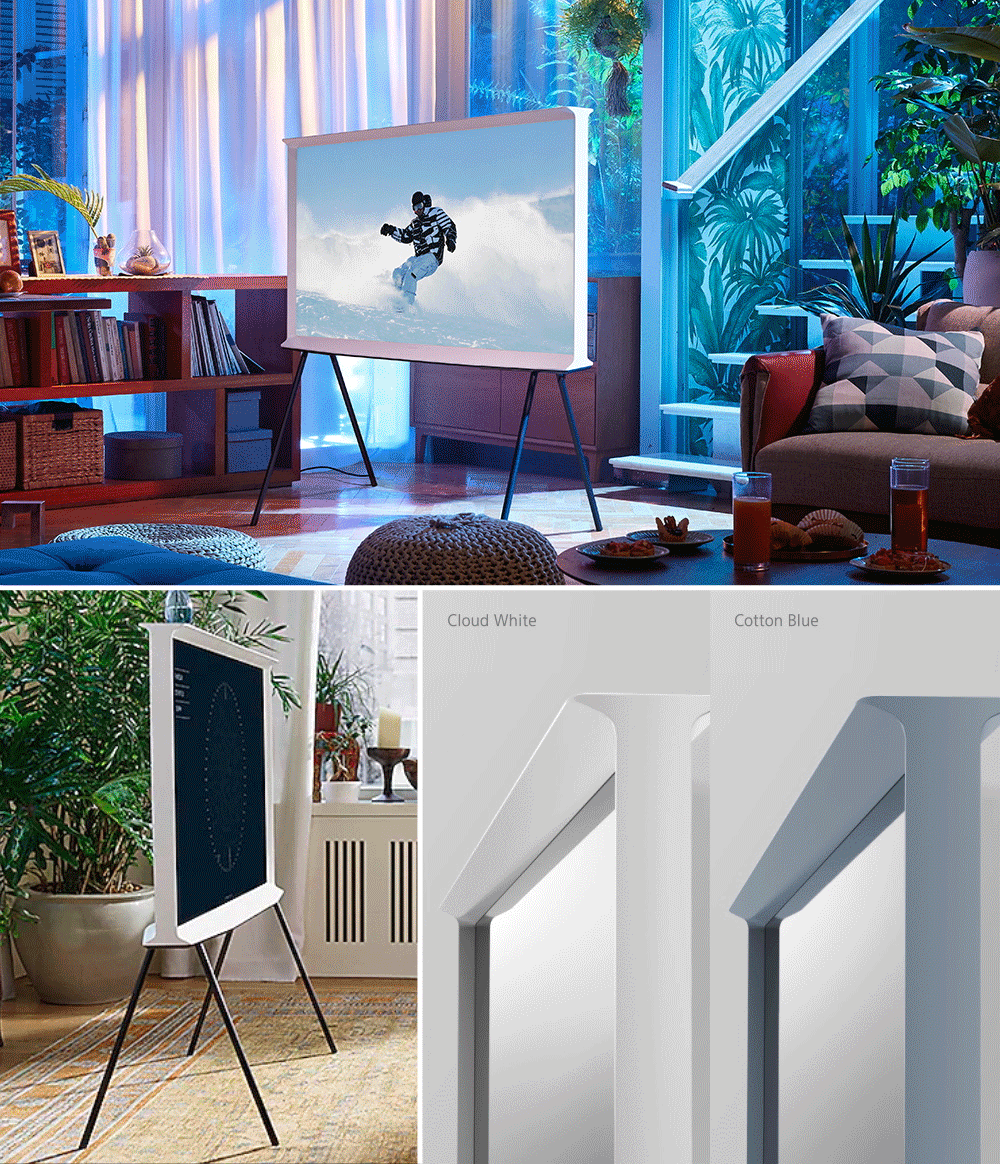 The Serif, el QLED que le apuesta al diseño de interiores The Serif, el QLED que le apuesta al diseño de interiores