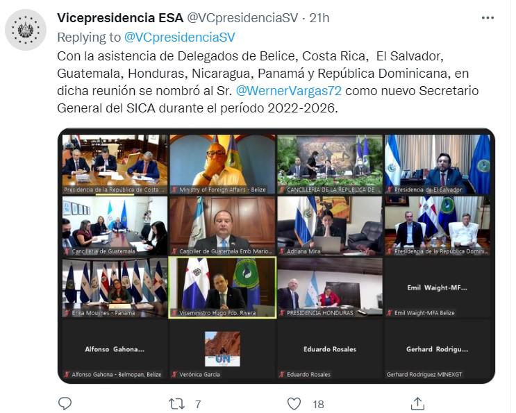 Polémica y silenciosa elección, así llegó Werner Vargas a la silla del SICA Polémica y silenciosa elección, así llegó Werner Vargas a la silla del SICA