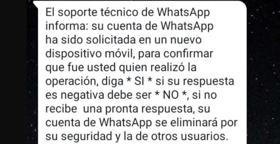 Sigue robo de cuentas de WhatsApp, ahora se hacen pasar por soporte técnico